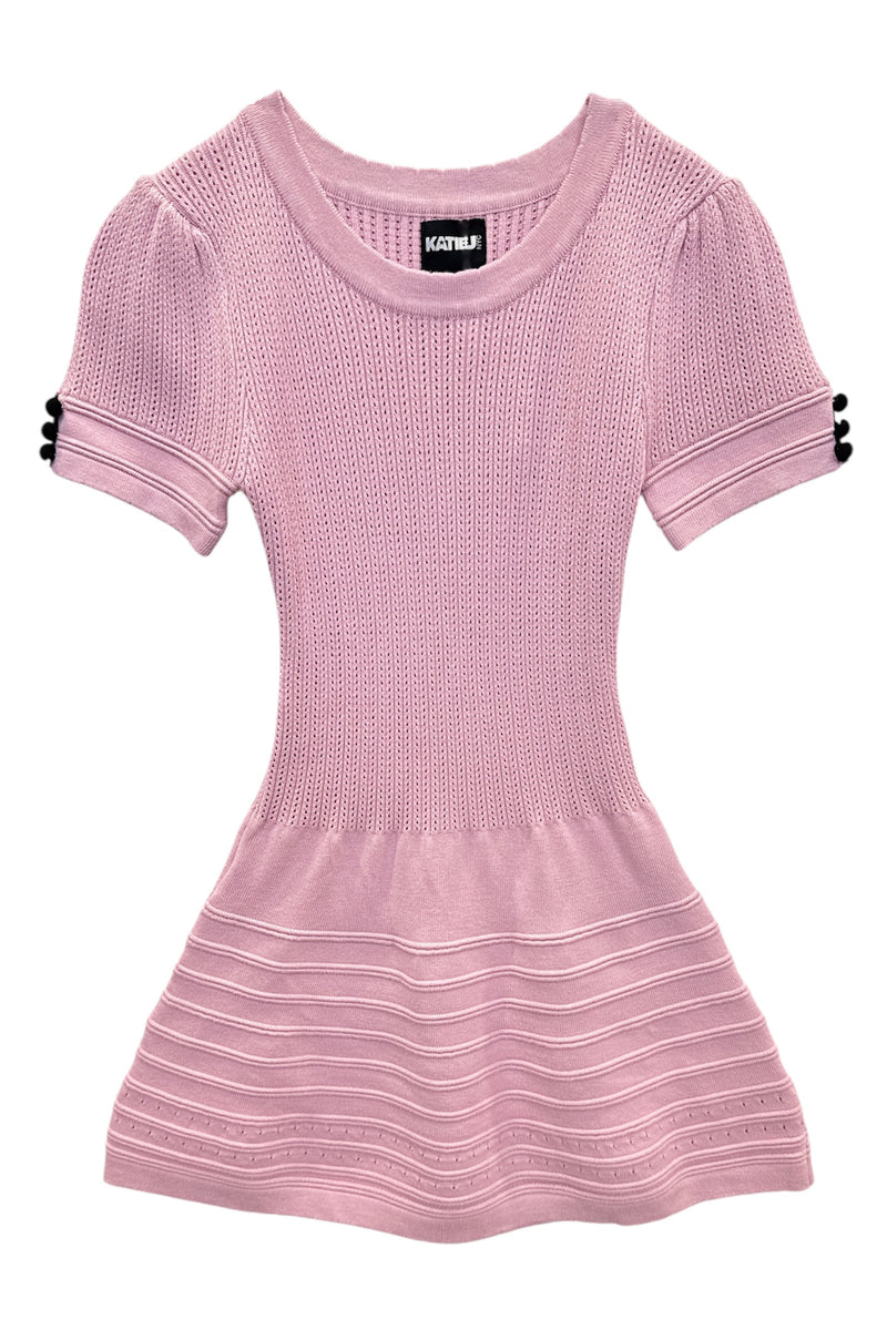 junior knit dresses Fun & Fun Girls Blue & Silver Knitted Dress