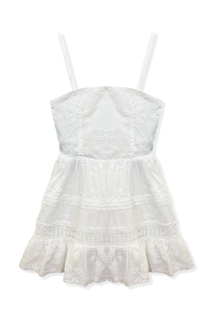 KatiieJ NYC - Junior -Vintage Vine Floral Melina Drop Waist Ruffle Dress main image 0