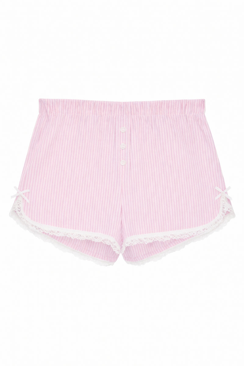 TWEEN CAPRICE LACE TRIMMED LOUNGE SHORTS – KatieJNYC