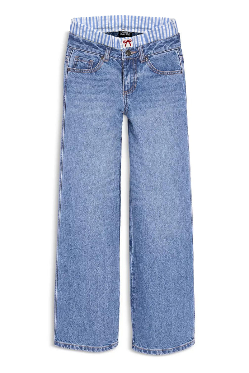 TWEEN CHICAGO LOW RISE JEANS W/ PEEKABOO BOXERS – KatieJNYC