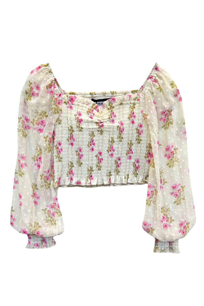 未使用】gypsohila Ribbon Sheer Shirt ホワイト