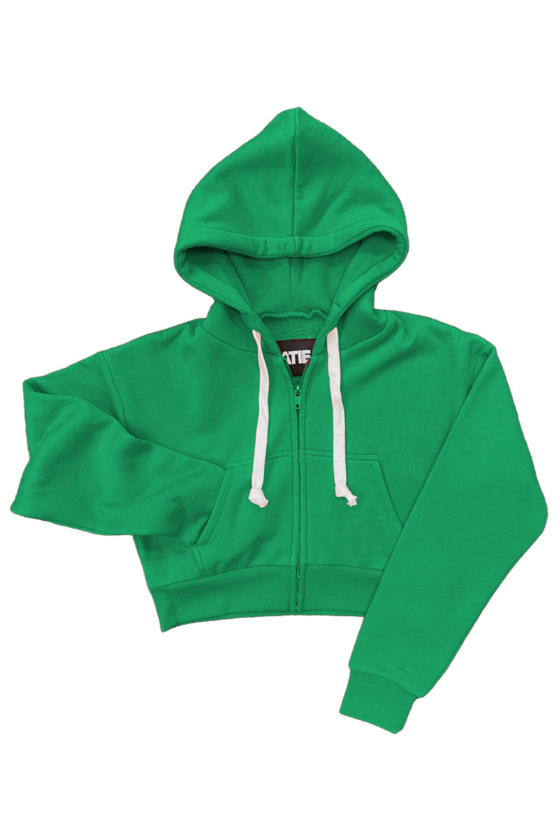JUNIOR DYLAN CAMP ZIP CROP HOODIE – KatieJNYC