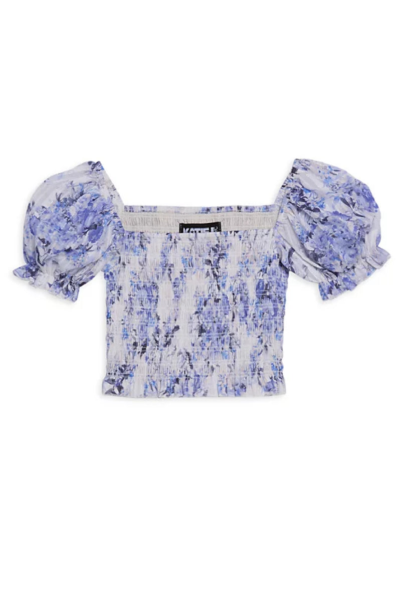 KatieJ Marlee Puff Sleeve Top, Mulberry Bouquet main image 0