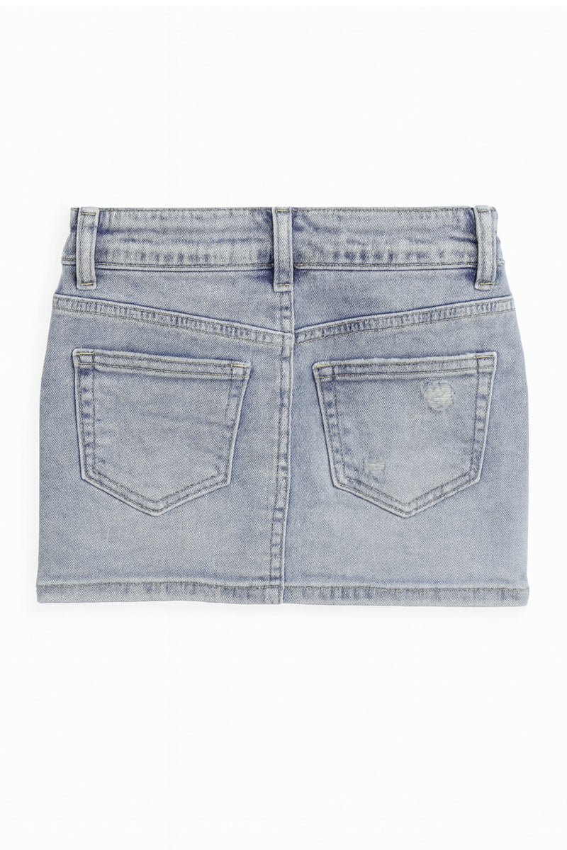 JUNIOR MIAMI DENIM MINI SKIRT – KatieJNYC