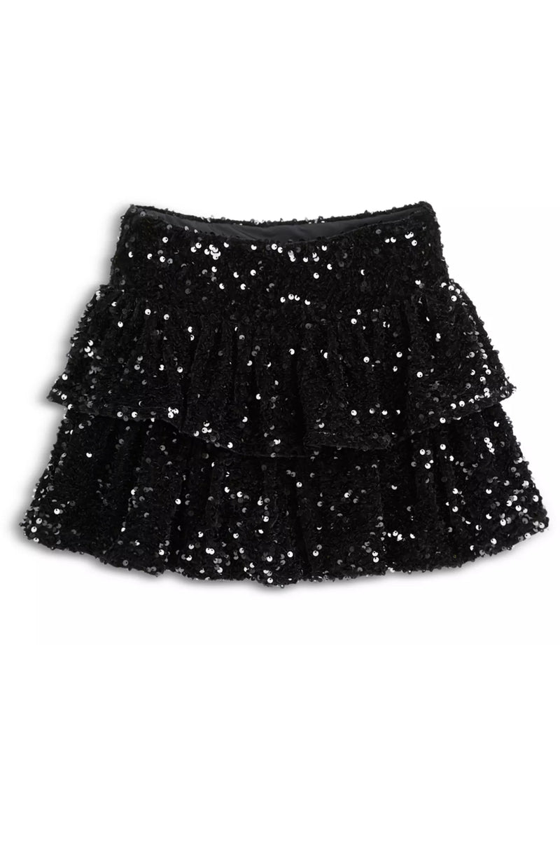 TWEEN MISHA SEQUIN RUFFLE SKIRT - FINAL SALE – KatieJNYC