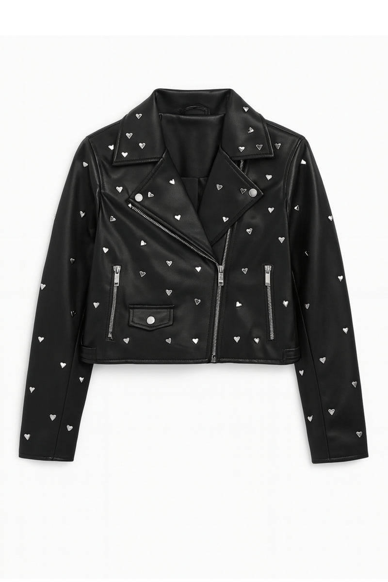 TWEEN NICKS STUDDED MOTO JACKET – KatieJNYC