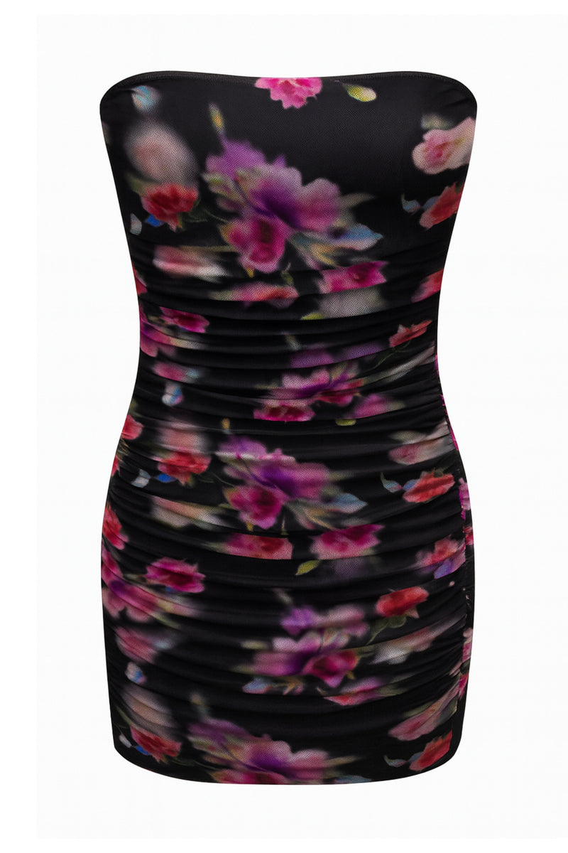 TWEEN PAMELA PRINTED MESH DRESS Hawaiian Tropic / LG (12)