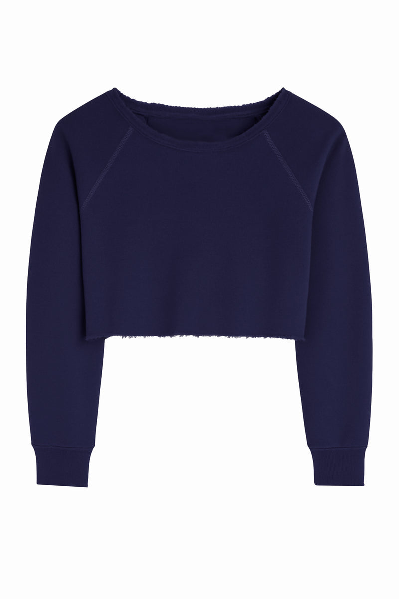 JUNIOR SHANE OFF SHOULDER CROP SWEATSHIRT – KatieJNYC