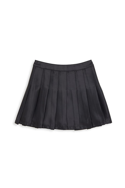 Katie Pocket Mini Skirt - Black Leather – Young Nomad Children's Boutique