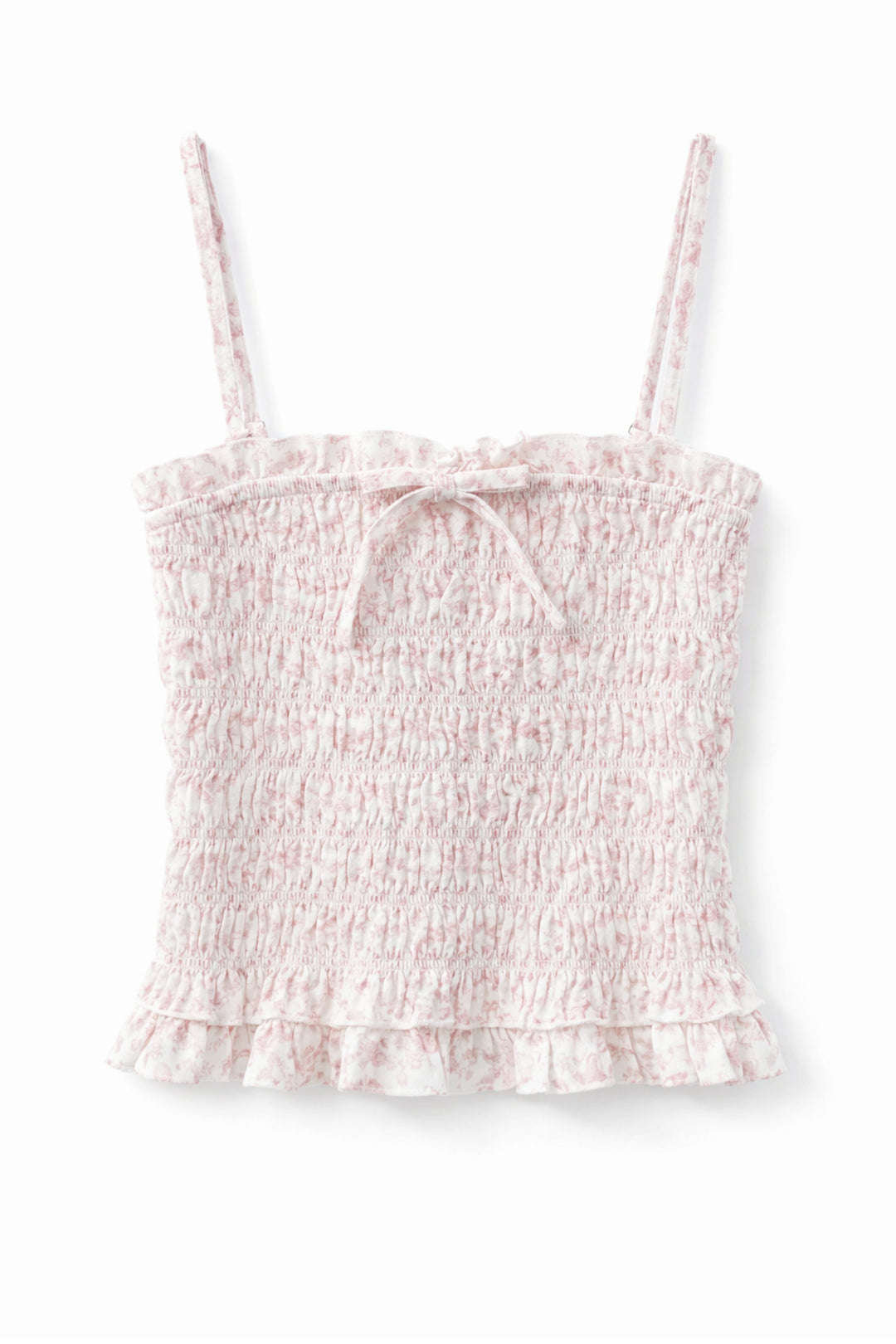 TWEEN ALMA PRINTED GATHERED CAMI TOP – KatieJNYC
