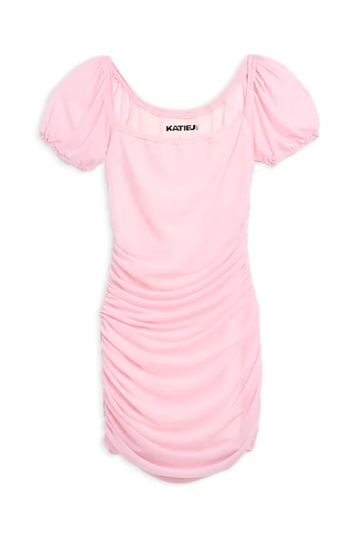 pink dress for teenager TWEEN ANYA SOLID DRESS Serene Blue / SM (7/8)