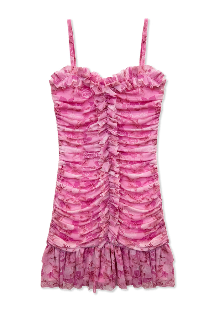 【美品】rosy monster  warmy ruffle tunic rosymonster warmy ruffle tunic グレー