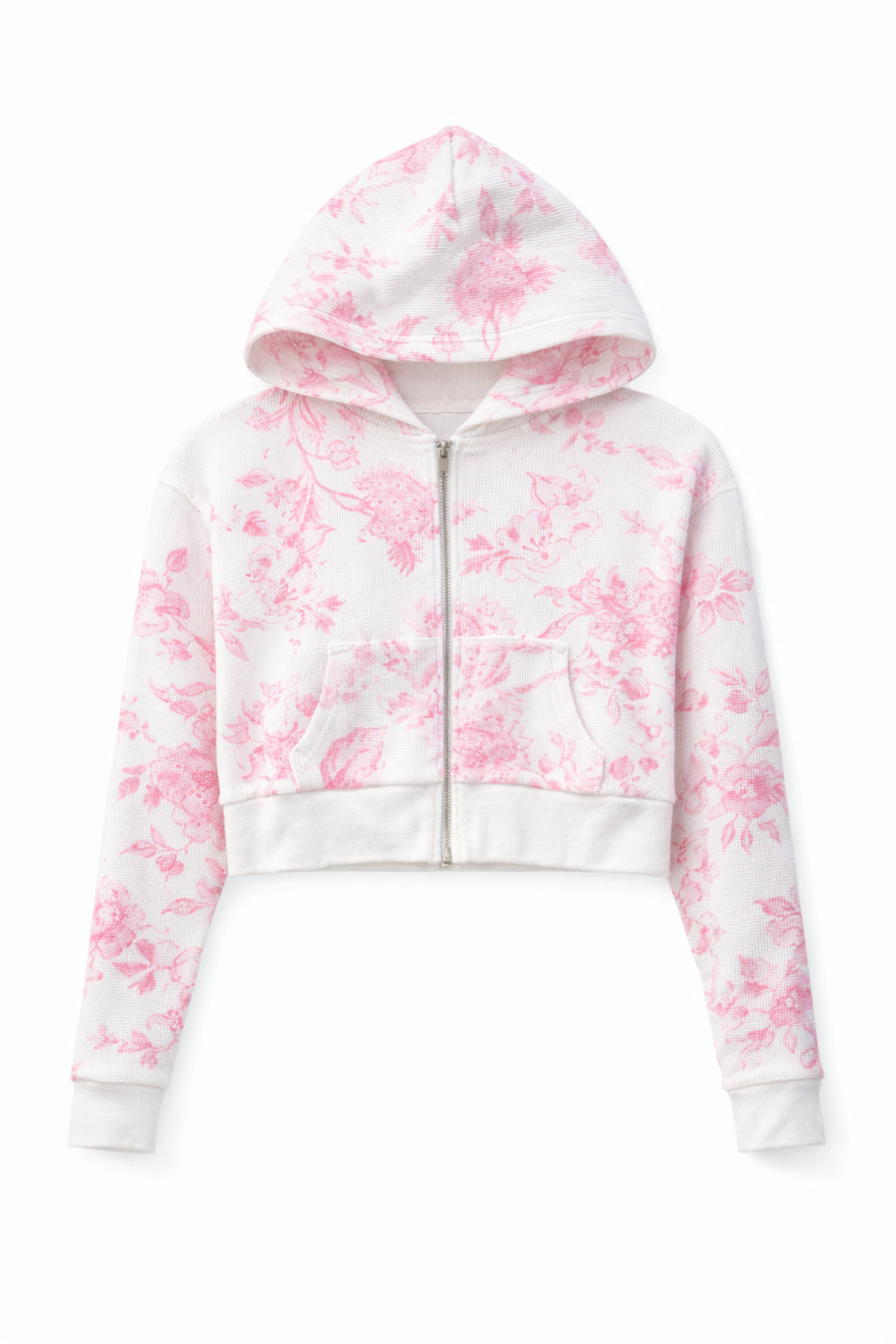 JUNIOR BRYNN WAFFLE PRINTED LOUNGE HOODIE – KatieJNYC