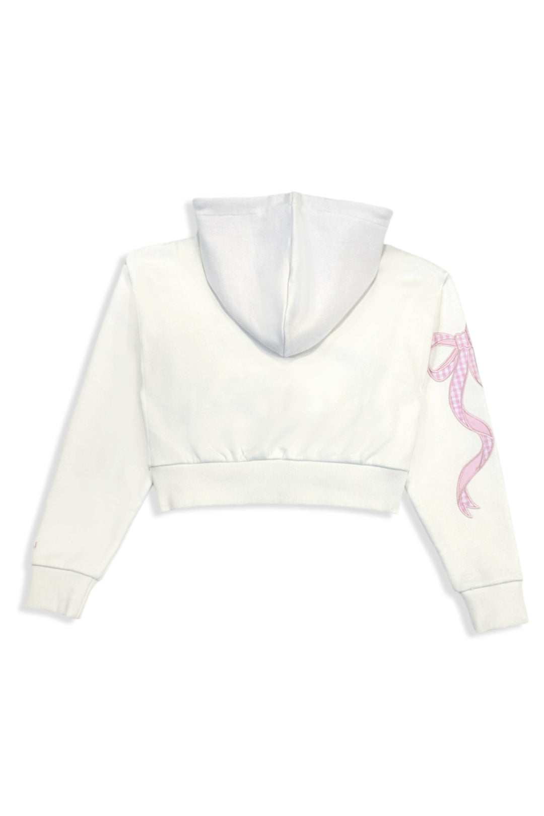 TWEEN DYLAN BOW APPLIQUE ZIP HOODIE – KatieJNYC