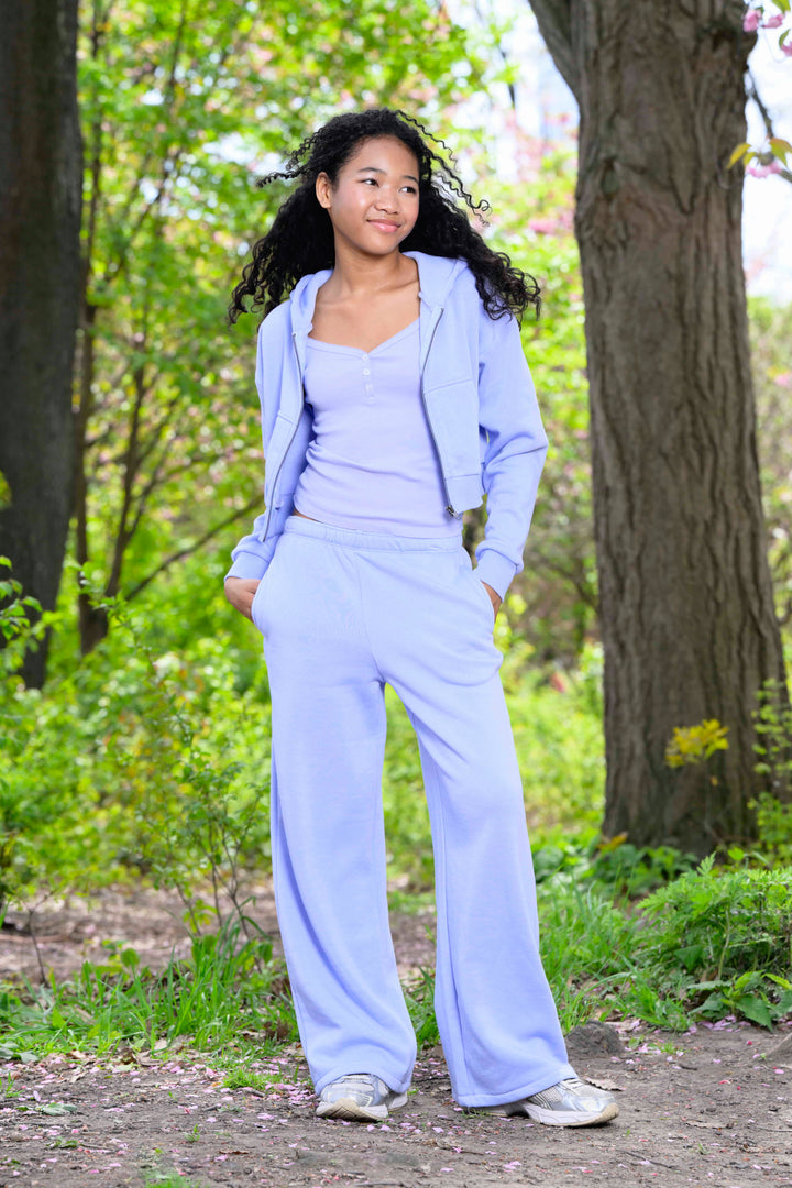 TWEEN DYLAN ZIP CROP HOODIE – KatieJNYC