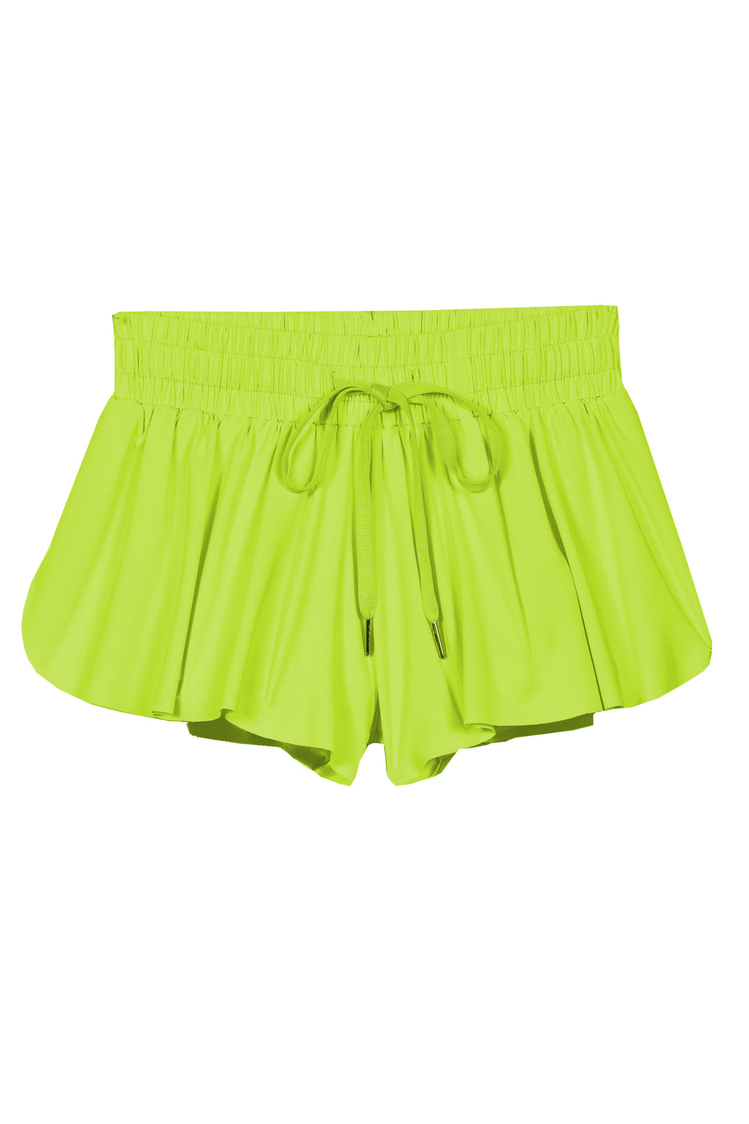 さらに100円引き◆YESEYESEE◆ST Football Satin Shorts Farrah_NeonYellow_72599bff-