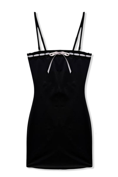 TWEEN INGRID TUBE DRESS W/ RIBBON TRIM DETAIL – KatieJNYC