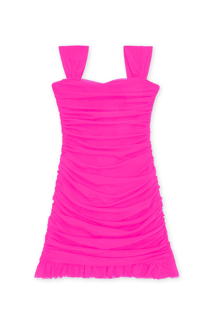 TWEEN JOEY SOLID SWEETHEART MESH DRESS – KatieJNYC