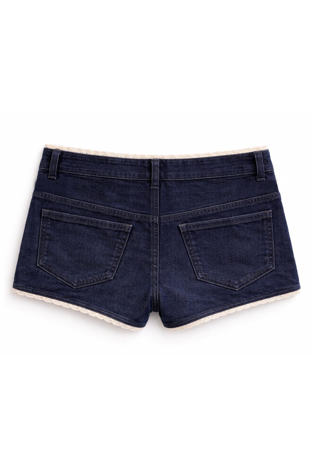 TWEEN KAUAI DENIM LACE TRIM SHORTS – KatieJNYC