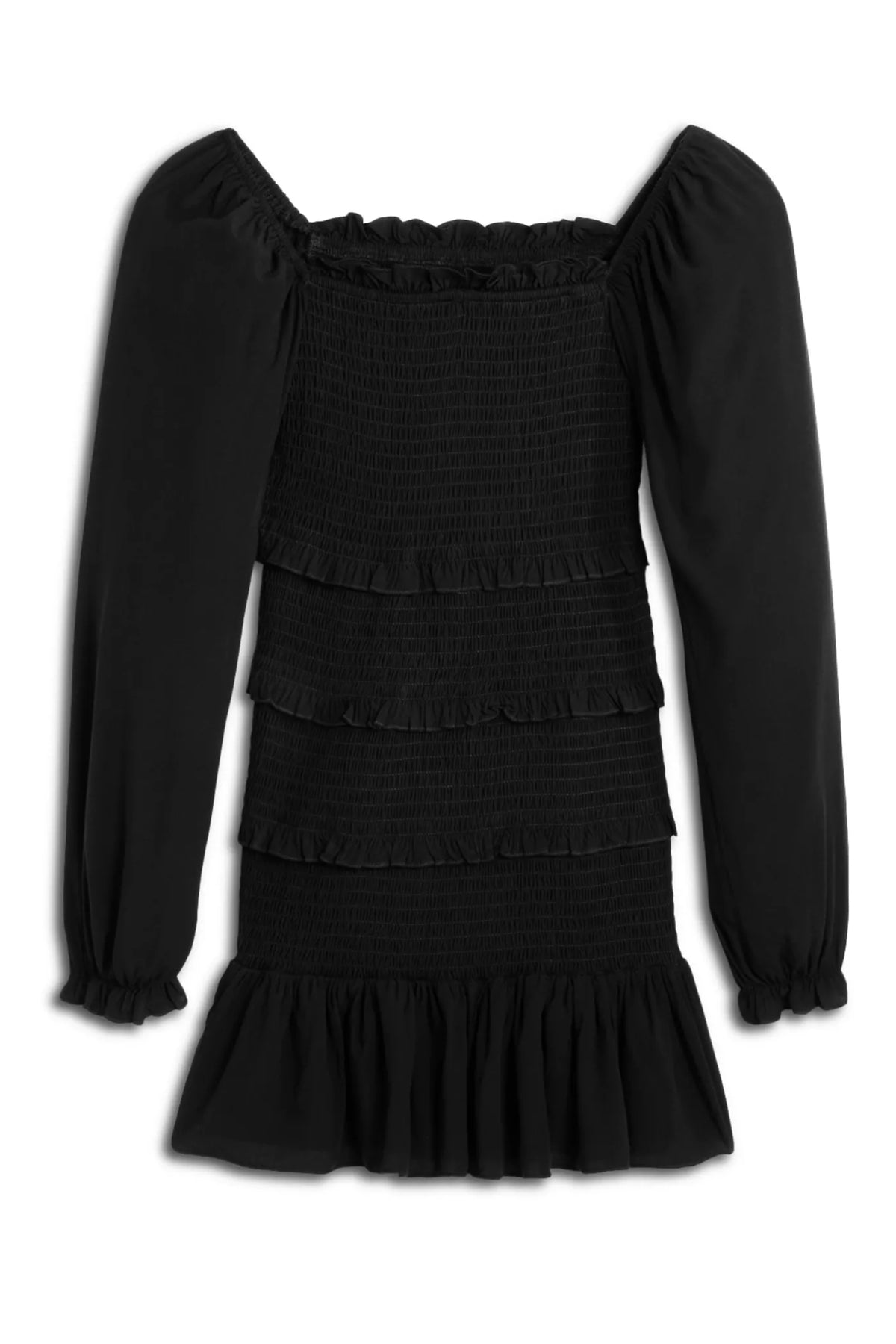 TWEEN LAILA LONG SLEEVE SOLID DRESS Black / SM (7/8) TWEEN LAILA LONG SLEEVE SOLID DRESS Black / SM (7/8)