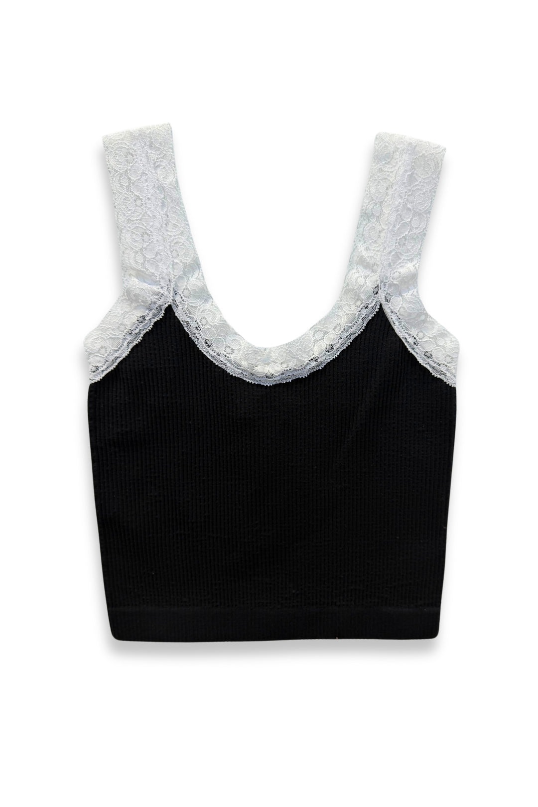 TWEEN LIANA SEAMLESS TANK W/ LACE TRIM – KatieJNYC
