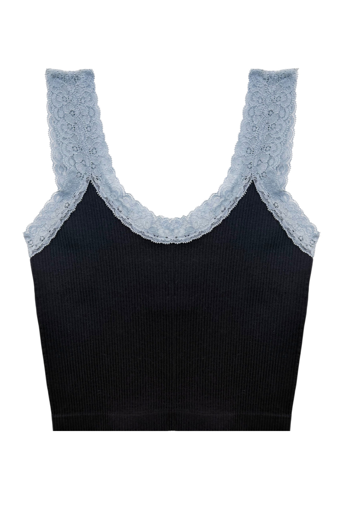 clane LAYERD TANK TOPS② Layered Tank with Asymmetric Hem - Stylish Breezy Gauze Top