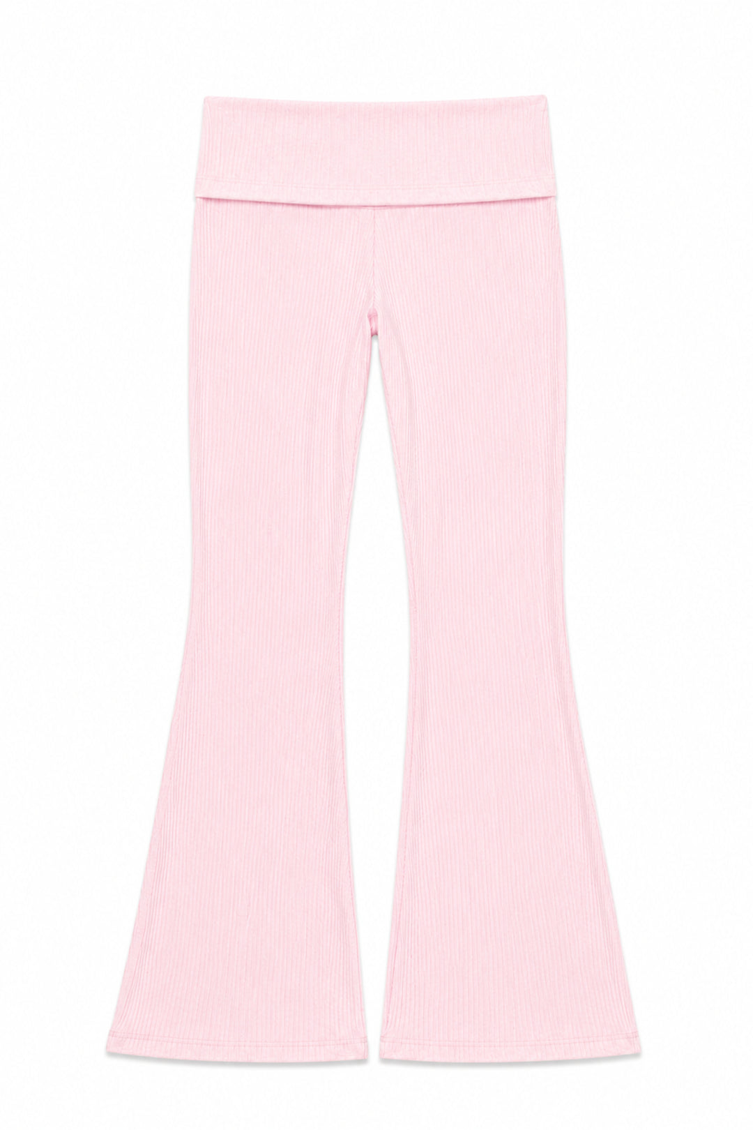 新品　Katie WINTER GIRL ベルボトムニットパンツ　ピンク　フリー TWEEN LIVI ROLLOVER PANT – KatieJNYC