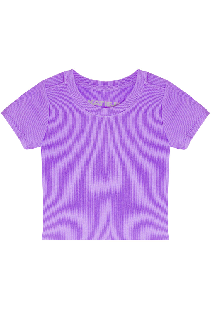 トップス Katie under pretties french tee TWEEN FEARLESS CROP TEE – KatieJNYC