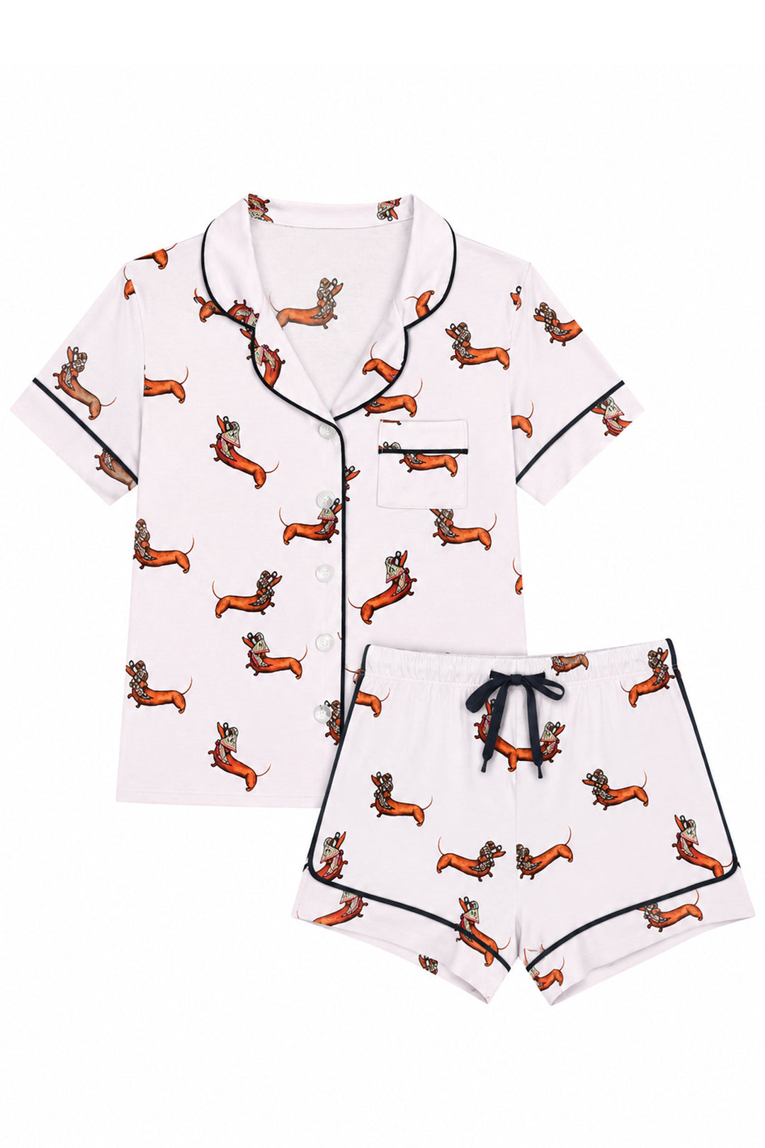 TWEEN LYNN PRINTED SHORTS LOUNGE SET – KatieJNYC