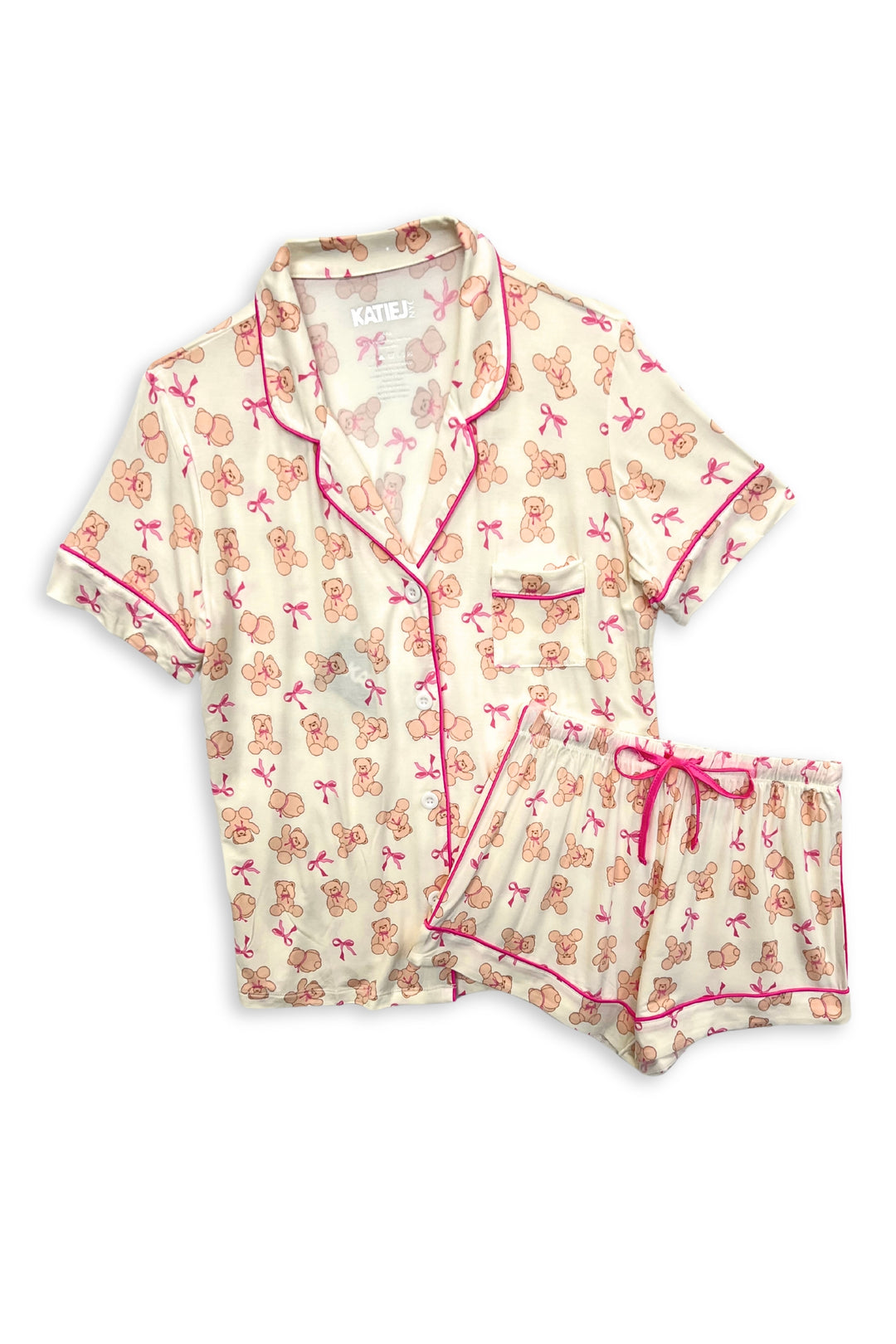 ◆JO'S LOUNGE◆ Ingyeon w  Milk Tea Short Pajama Set 14 NEW - JO'S LOUNGE