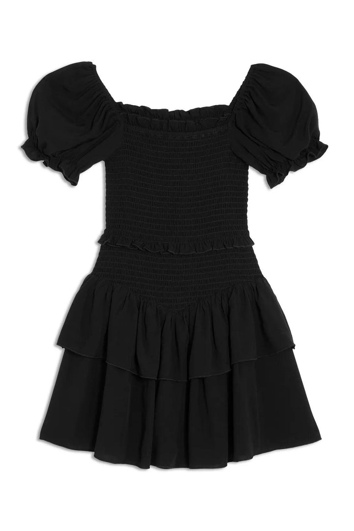 TWEEN LAINEY SOLID DRESS Canary Yellow / MD (10)