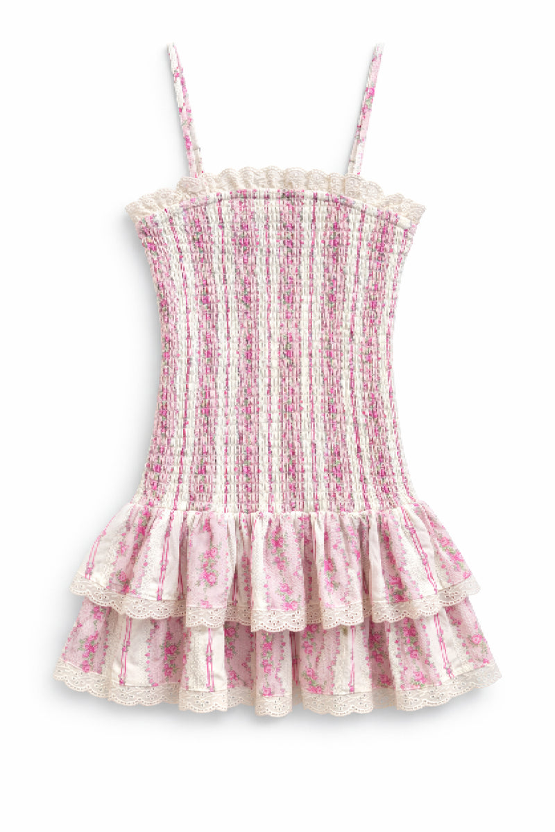 TWEEN MELINA PRINTED DROP WAIST RUFFLE DRESS – KatieJNYC