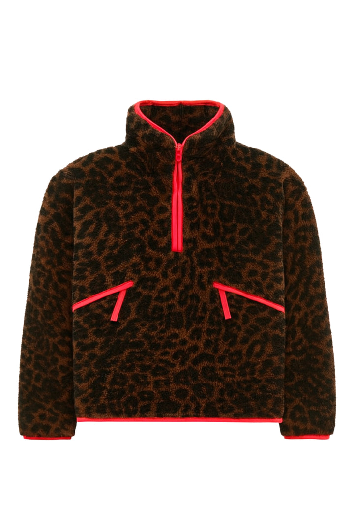 TWEEN MILLY QUARTER ZIP SHERPA JACKET – KatieJNYC