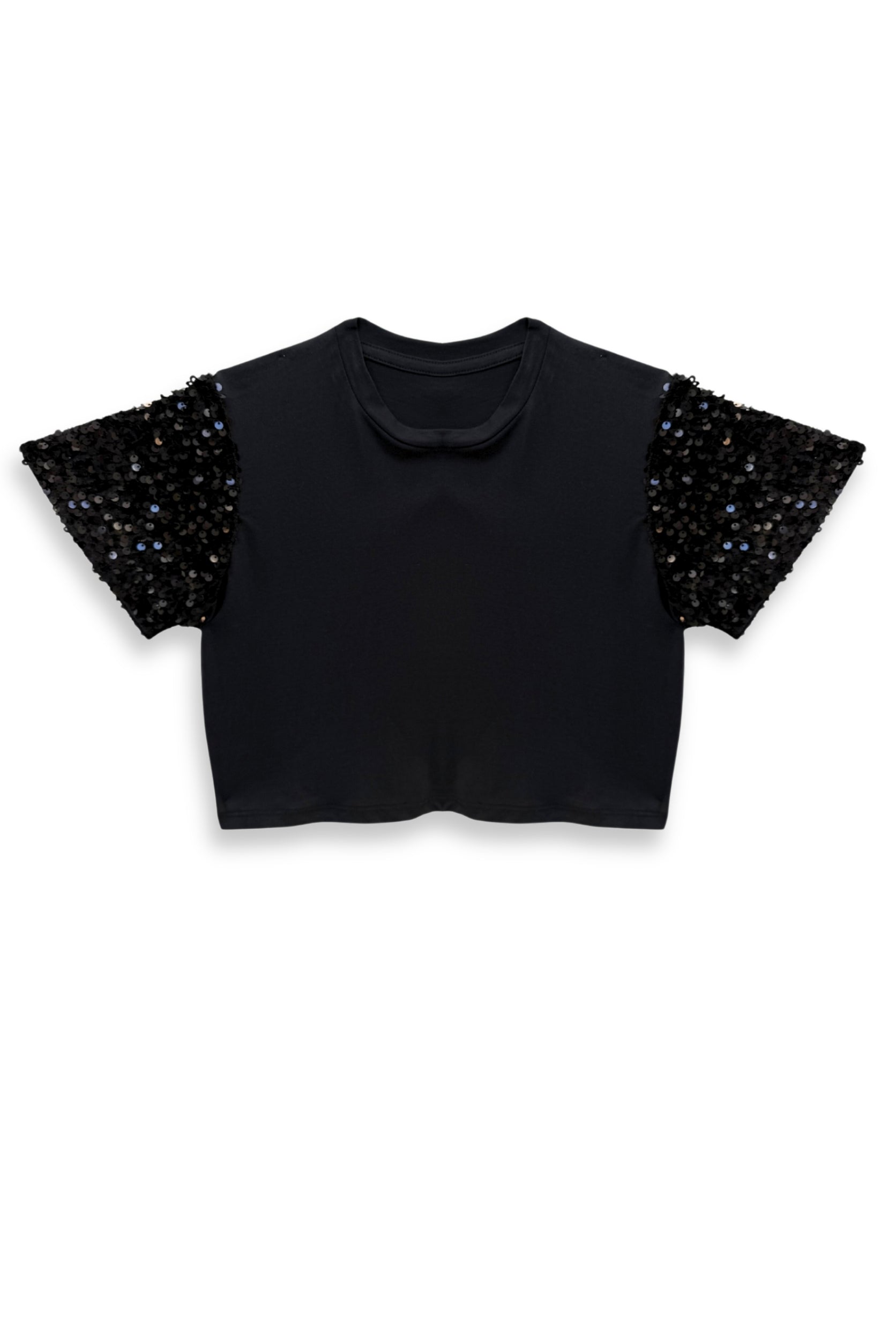 Misha Cropped Sequin Top Misha Cropped Sequin Top