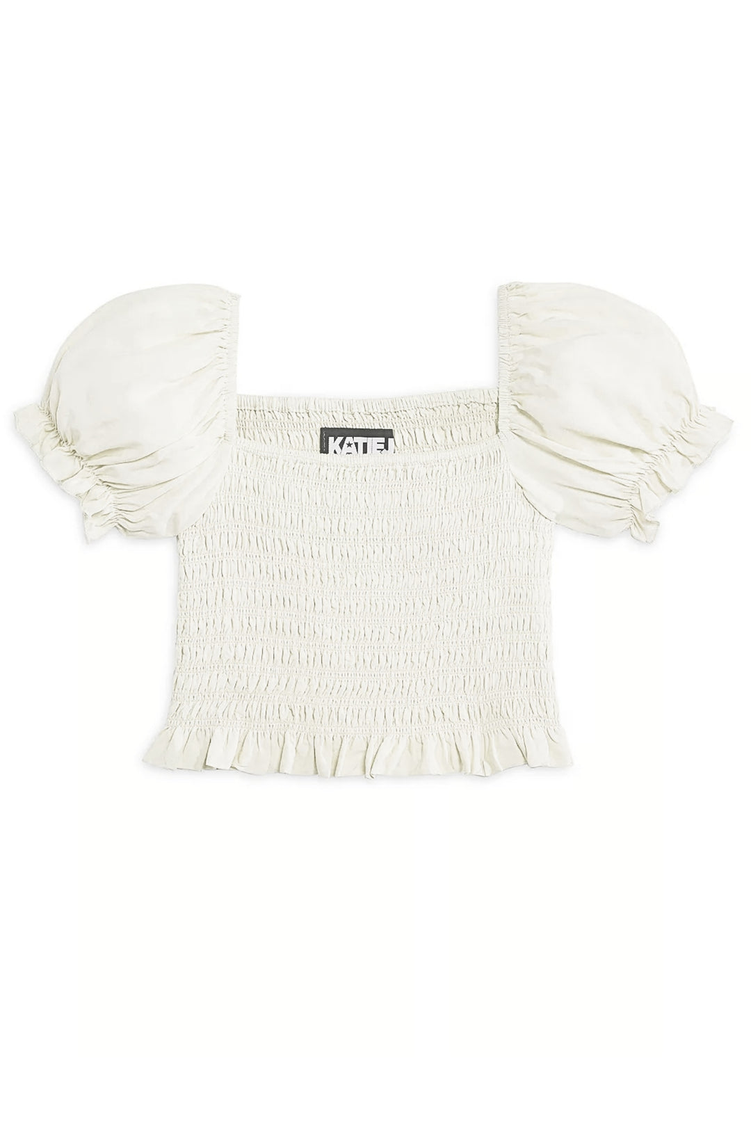 Tween Marlee Solid Puff Sleeve Top Winter White / Xl(14) Tween Marlee Solid Puff Sleeve Top Winter White / Xl(14)