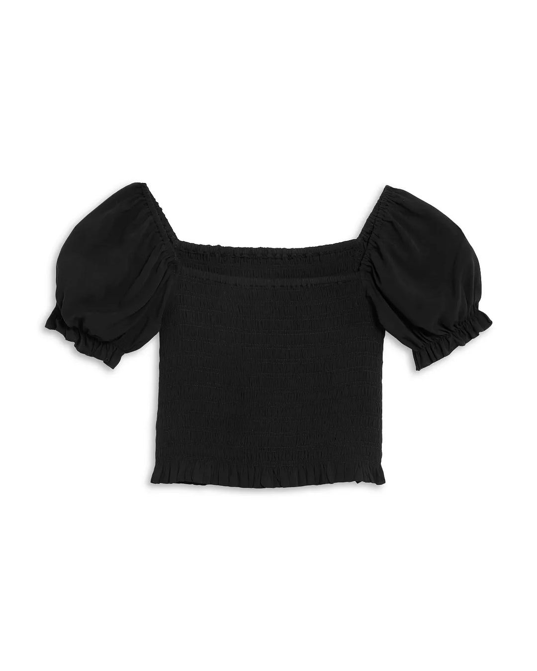 JUNIOR MARLEE PUFF SLEEVE SOLID TOP – KatieJNYC