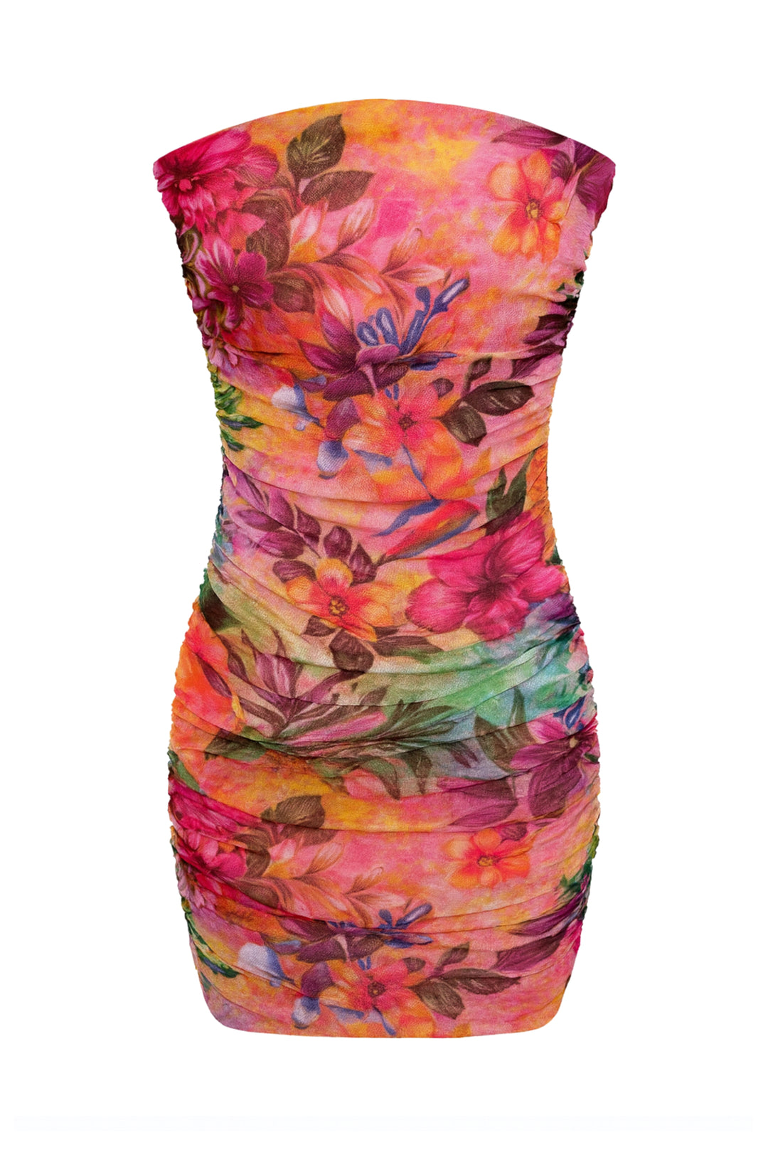 TWEEN PAMELA PRINTED MESH DRESS Hawaiian Tropic / LG (12)