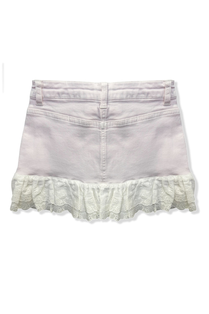 Junior Positano Eyelet Ruffle Skirt | Katie J