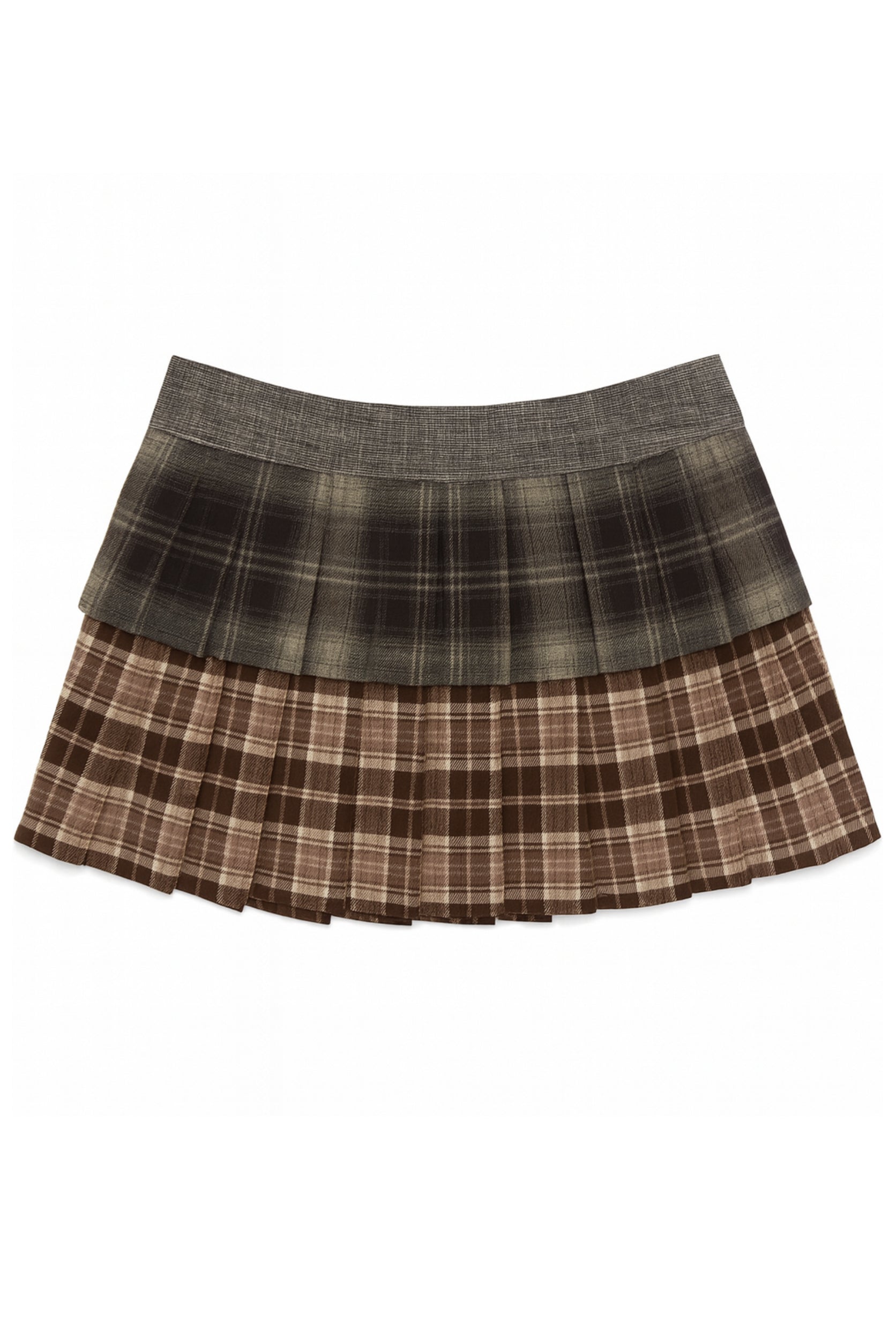 TWEEN RAQUEL TIERED MIXED PLAID SKIRT – KatieJNYC