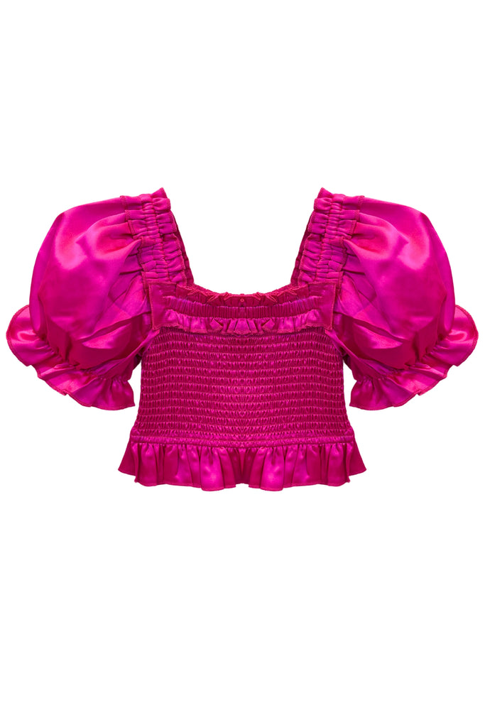 【Katie】JELL-O smocking puff blouse JELL-O smocking puff blouse – Katie Tokyo