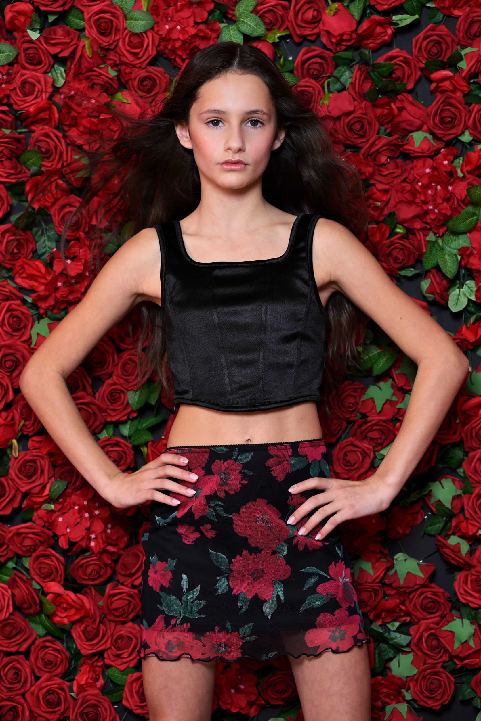 トップス SCULPTOR corset U Neck Tee Ice ROSEMESH_SKIRT2.jpg?v=1729797599