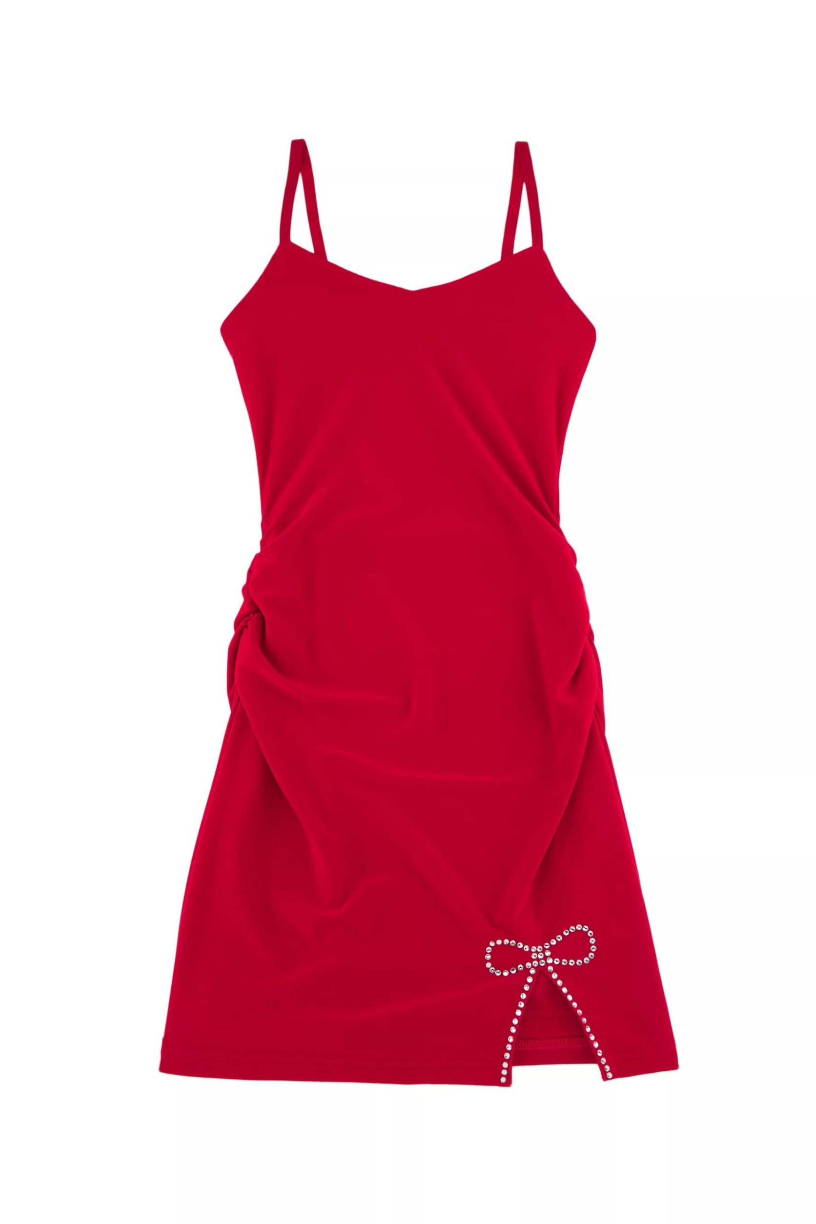パーティードレス Bow-embellished Cady Dress Miu Miu Bow-embellished Cady Dress - Runway Catalog