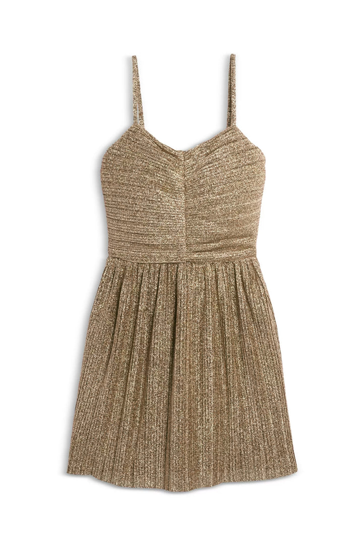 TWEEN SABRINA DRESS Platinum Shimmer / LG (12) TWEEN SABRINA DRESS Platinum Shimmer / LG (12)