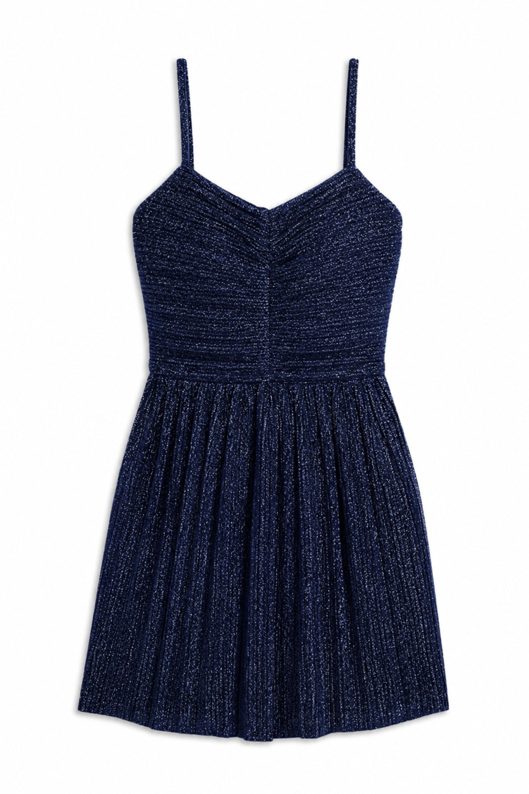 Tween Sabrina Dress Xl (14) Navy Shimmer Dresses