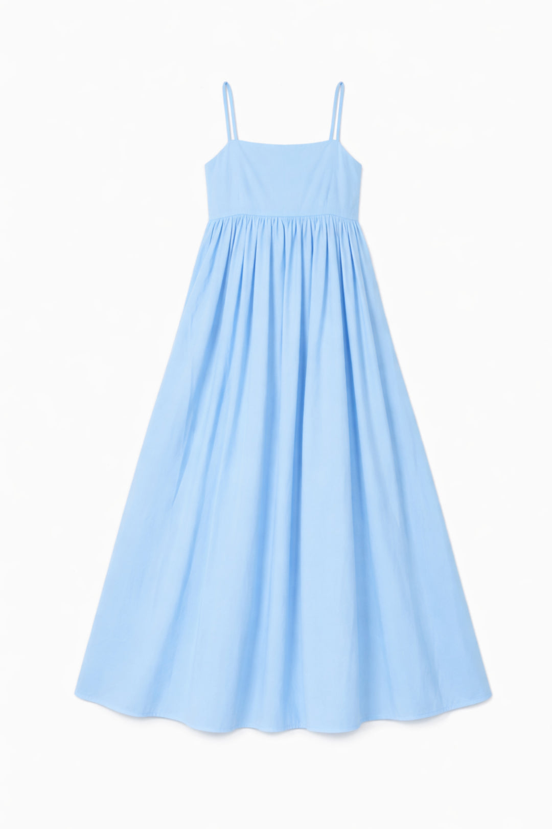 serenity blue dress Trendy Stripe Smocked Midi Dress | Women's Dress