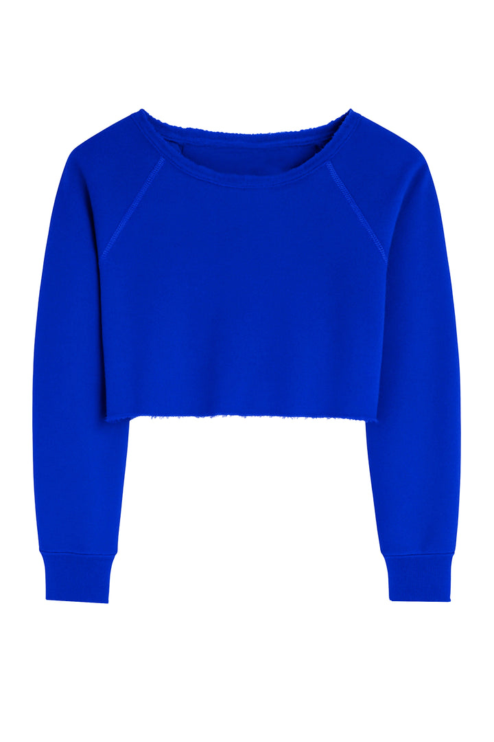 【yo BIOTOP】Cropped sweat shirt JUNIOR SHANE OFF SHOULDER CROP SWEATSHIRT – KatieJNYC