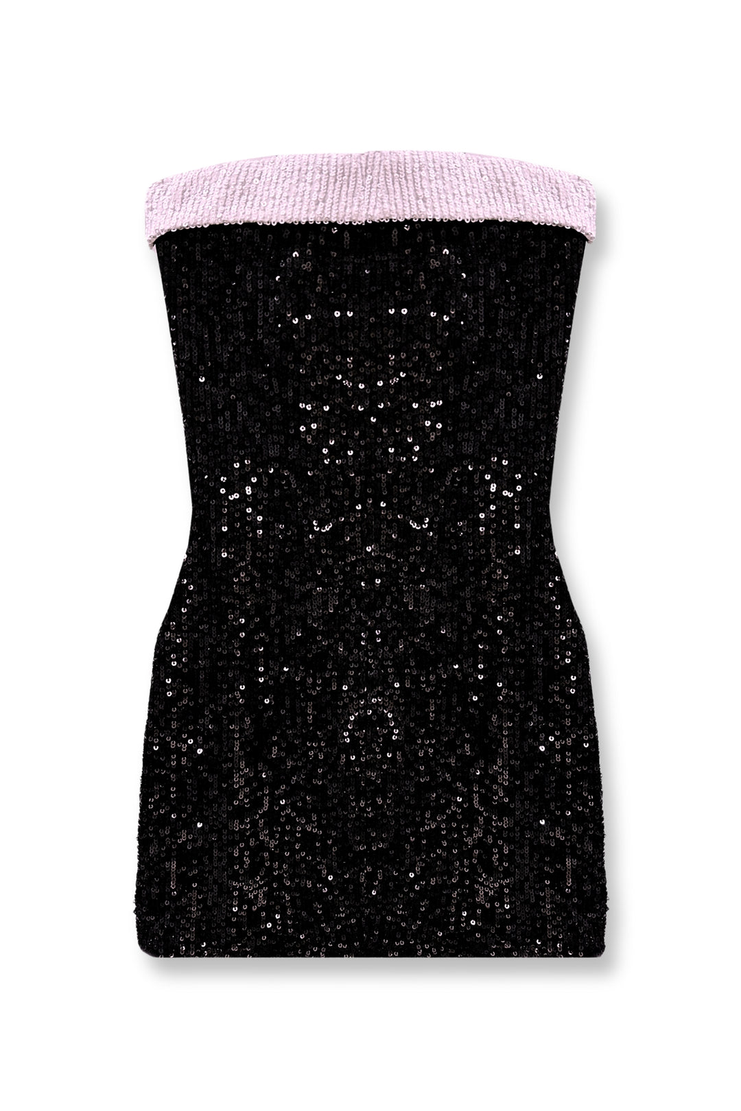 TWEEN STAR FULL Sequin DRESS W/ CONTRAST BAND White/Baby Pink Sequin / MD (10) TWEEN STAR FULL Sequin DRESS W/ CONTRAST BAND White/Baby Pink Sequin / MD (10)