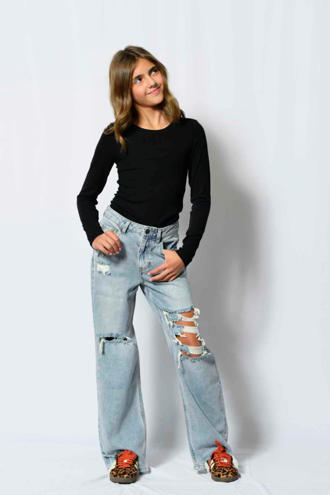 TWEEN STOCKHOLM DISTRESSED DENIM JEANS – KatieJNYC