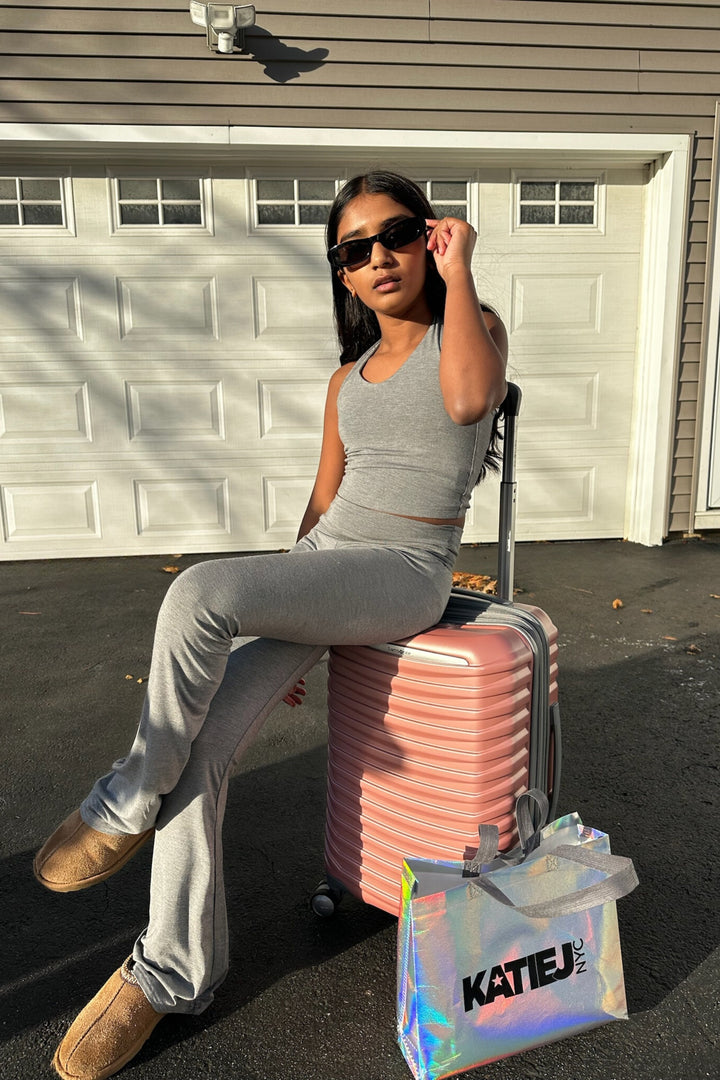 theredthered S butterfly halter tops グレー THEREDTHREAD】S butterfly halter tops