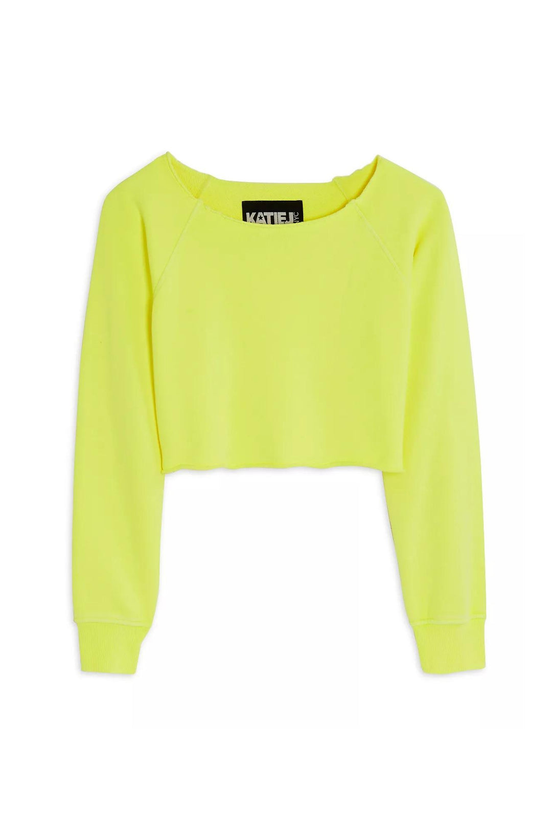 Neon crop sweater best sale